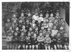 ECOLE GAMBETTA GARCONS 1948 CM1 M. FERRA